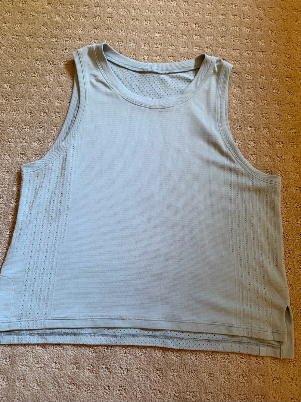 lululemon athletica Light Sage Sleeveless train to be tank
